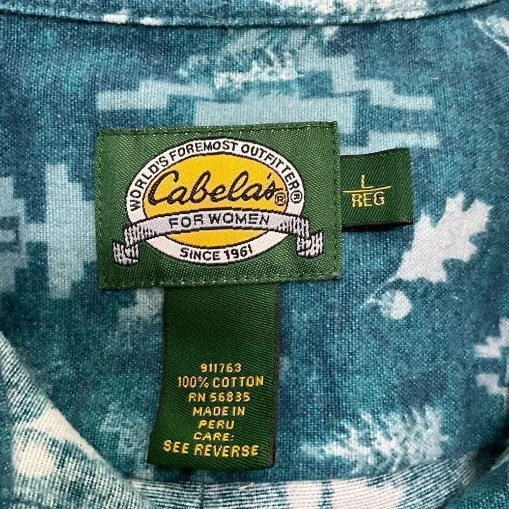 VINTAGE CABELA’S Flannel Shirt - Picture 3 of 3